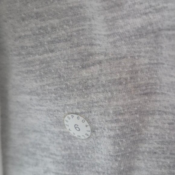 Lululemon Jacket Womens 6 Gray Cocoon Wrap Modal French Terry Coast Easy - Picture 8 of 9